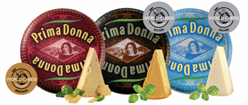 Prima Donna kaasspecialiteiten winnen awards bij World Cheese Awards